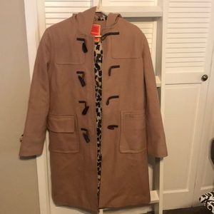 Hooded trench coat